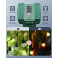 thumbnail image 2 of DEWENWILS Outdoor Power Stake Timer with Photocell,100FT Remote Control, 6 Grounded Outlets, 6FT Extension Cord, Dusk to Dawn Timer for Christmas Lights, Holiday Decoration, Garden Lights, 2 of 6