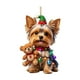 thumbnail image 2 of Colgantes Decorativos de Acrílico 2D con Animales Navideños para Espejo Retrovisor de Coche, Ideales para Decoraciones Navideñas., 2 of 6