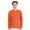Texas Orange, variant on Hanes Essential-T Long Sleeve T-Shirt Cotton Crewneck Tee Shirt (Black, M)