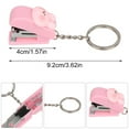 thumbnail image 2 of Portable Binder Tools File Organizer Document Binding Hoops Mini Stapler Push Clip Stapler Paper Clips STAPLER 4, 2 of 8