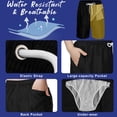 thumbnail image 4 of Traje de Baño Scotamalone para Hombre de Secado Rápido Negro, 4 of 5