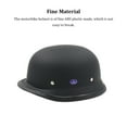 thumbnail image 3 of Casco de moto Sidaley Vintage Unisex ajustable Negro Mate Tipo 3, 3 of 6