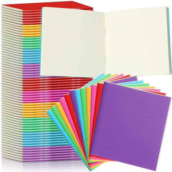 Libretas en blanco Thenshop, 150 unidades, 10,4 x 10,6 cm, para niños