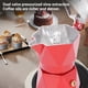 thumbnail image 4 of Cerveciendo Cafetera Fabricante Italiano Aluminio Dual Válvula 2 Taza, 4 of 7