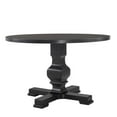 thumbnail image 6 of Carson 47 Inch Round Pedestal Table Black, 6 of 6