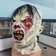 thumbnail image 4 of Máscara de zombi de látex para Halloween con pelo, tono carne y ojos inyectados en sangre, 4 of 4