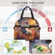 thumbnail image 4 of Fotbe Rainbow Sunset Cloud White Horse Bolsa de Almuerzo con Estampado, Lonchera Aislada, Contenedores de Comida Reutilizables Tipo Cooler a Prueba de Fugas, 4 of 7
