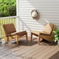 thumbnail image 4 of Costway 2-Pack 24" x 24" Deep Seat Cushion & Back Pillow with Removable Covers Outdoor Beige, 4 of 10
