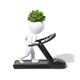thumbnail image 3 of Jardinera suculenta para correr, Jardinera suculenta en cinta de correr, Jardinera suculenta de maratón, Regalo de compañero para correr, Regalo para correr, 3 of 5