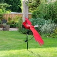 thumbnail image 2 of Garden Decoration, Owl Metal Sculpture Owl Wind Outdoor Metal Windmills Decor Art Flying Owl Garden Art Decorative Garden Sculptures & Rocking Owl Decorations, Card Slot, 2 of 8