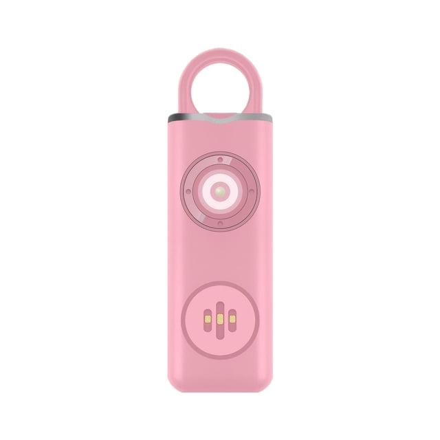 Alarma sonora fuerte Bearachild Defensa del llavero Seguridad personal Mujeres Cadenas Protecciones puertas seguridad Rosa