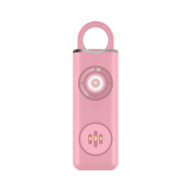 Alarma sonora fuerte Bearachild Defensa del llavero Seguridad personal Mujeres Cadenas Protecciones puertas seguridad Rosa