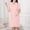 Pink, variant on Women's Furry Robes Sleeveless Short Bathrobe Knee Length Warm Soft Robe Winter House Coat with Pockets