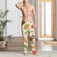 thumbnail image 5 of Vsdgher Monkeys in the Jungle Print Mens Pajama Pants Sleep & Lounge Pants, PJ Bottoms With elastic waistb and Pockets, 5 of 5
