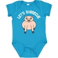 thumbnail image 3 of Inktastic Let's Barbecue White Text Boys or Girls Baby Bodysuit, 3 of 5