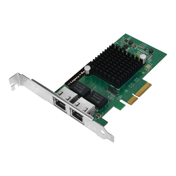 SIIG LB-GE0014-S1 Dual-Port Gigabit Ethernet PCIe 4-Lane Card - I350-T2