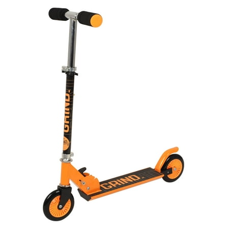 NextGen Scooters Grind 2 Wheeled Inline Kick Push Scooter, Orange Black | Walmart Canada