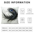 thumbnail image 5 of GOSMITH  Vintage Animal Peacock Throw Pillow Covers Green Feather Cushion Case for Outdoor Farmhouse Decorative, 5 of 5