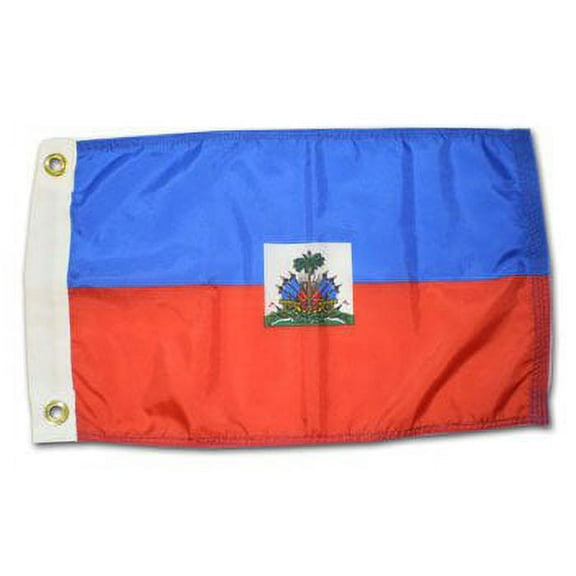 Haiti - 12"X18" Nylon Flag (State)