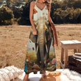 thumbnail image 2 of Colorful Elephant Flower Sleeveless Dress Women's Luxury Party Dress Birthday Dresses for Women, 2 of 7