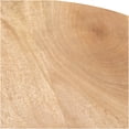 thumbnail image 4 of Modern Round Side Table with Solid Mango Wood Top and Black Metal Base, 4 of 9