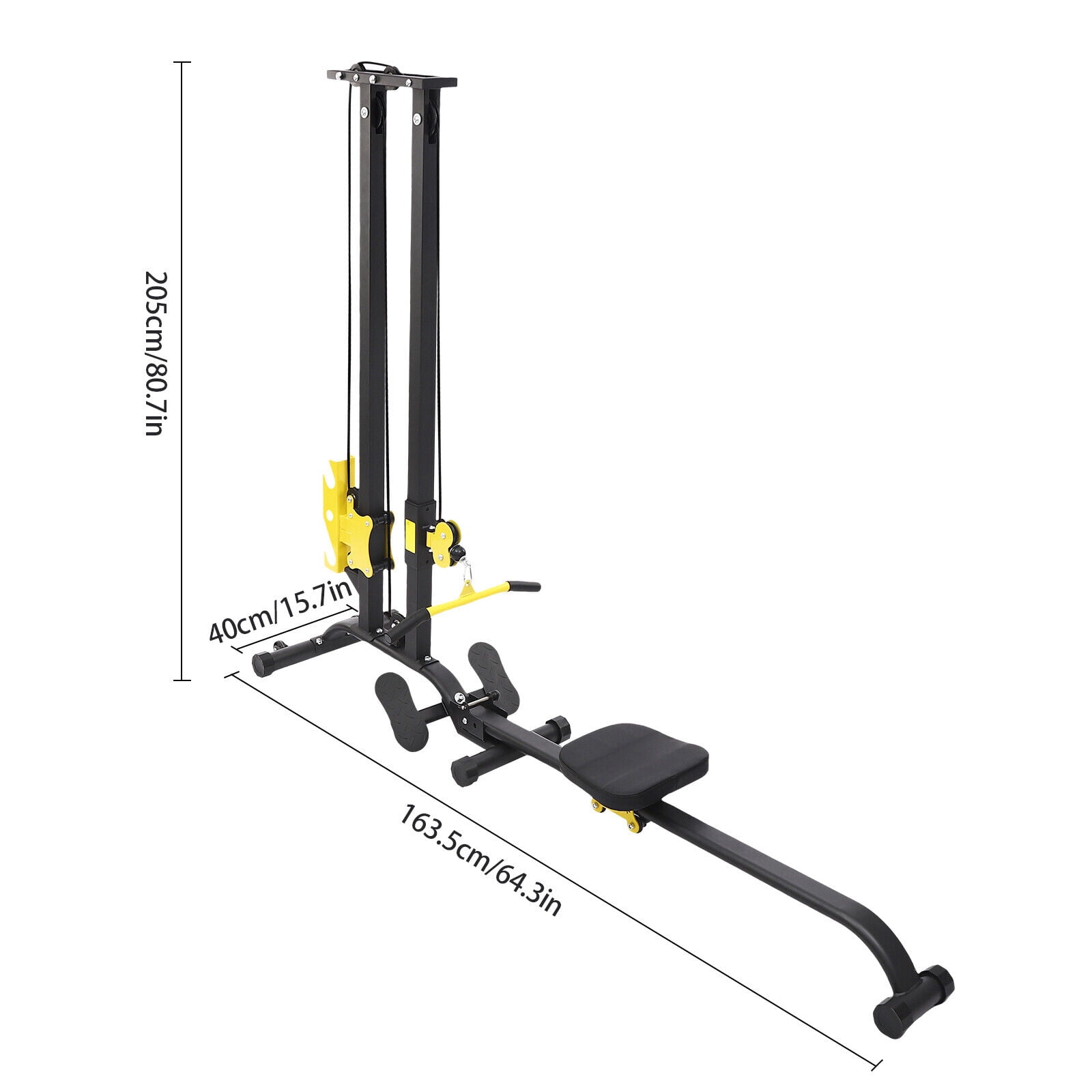 TFCFL Fitness Rack Heavy Duty Strength Training Fitness Equipment Multifunction Cross Trainer Workout Machine 100kg/220.46lbs