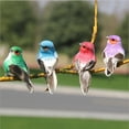 thumbnail image 4 of 12 Pieces Artificial Small Decorative Little Birds for Crafts Garden, with Wires Attached to Feet Attachment Tree Or Standing, 4 of 8