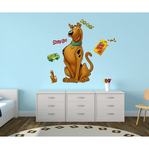 Scooby-Doo Movable Vinyl DIY Wall Art Stickers Set - Walls, Windows, Doors