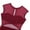 Wine_Red, variant on YiZYiF Womens Sleeveless Cut Out Front Asymmetric Mesh Leotard Gymnastics Bodysuit Ballet Dancewear