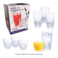 thumbnail image 4 of Juego Vasos Vidriera Santos 8 piezas de Vidrio Crsitalino Modelo 308, 4 of 4