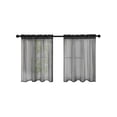 thumbnail image 5 of Tuvgenk Semi Sheer Curtains Pack of 2 Machine Washable Multicolor Half Curtains Closet Short Curtains Bathroom Shower Curtains, 5 of 5