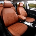 thumbnail image 2 of Juegos de fundas de asiento a medida para Toyota RAV4 2017 2018 2019 2014 Fundas de cojines de asiento de cuero genuino y cuero sintético Protectores de coche, 2 of 5