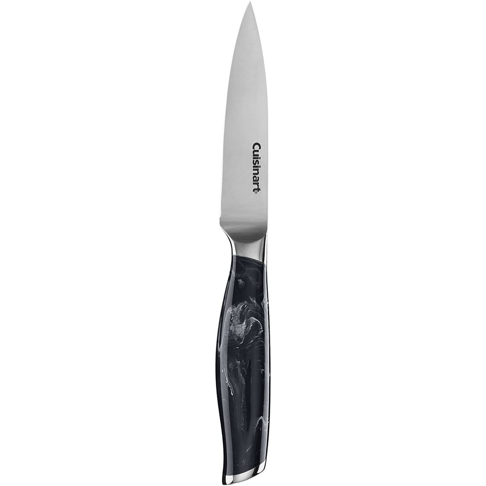Cuisinart C77MB3PRBK Marbled Collection 3.5" Paring Knife, Black
