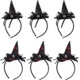 thumbnail image 1 of Diademas de Halloween con pinza para el pelo, surtido de sombreros de araña y bruja para fiestas de Halloween, compatibles con fiestas de disfraces de Halloween, 1 of 5