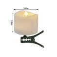 thumbnail image 3 of EGNMCR 9PC Remote Control Timing Plastic Flashing Candle Light With Clip,LED Tea Lamp, 2 Buttons Remote Control Flashing Control On-off, Timing Function, Halloween -, 3 of 7