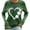 #24-White, variant on Craaazy Women's St Patricks Day Tops Clover Crewneck Long Sleeve Shirts Gifts