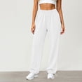 thumbnail image 7 of UKHCCC Women's Sweatpants with Pockets Elastic Waist Casual Drawstring Jogger Pants Cozy Lined Relaxed Fit Lounge Workout Streetwear S-3XL, 7 of 7
