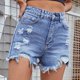 thumbnail image 2 of Pantalones cortos de cintura alta con bolsillo recto para mujer Fridja fhjkhfk460726, 2 of 5