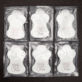 thumbnail image 1 of Lot de 12 (6 Paires) Tampons de Remplacement Universels pour Machine TENS - Patchs d'Électrode Blancs Auto-Adhésifs Réutilisables avec Bouton de 2,2 mm, Compatibles avec Omron, 1 of 6