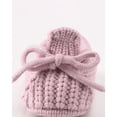 thumbnail image 6 of Baby Booties Knitted Shoes Newborn First Cozy Warm Shoes for Infant Boy Girl Solid Color Winter Shoes 3-6 Months Pink, 6 of 7