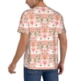 thumbnail image 2 of KLL Swan Couple for Men's Baseball Shirts,Short Sleeve Casual Shirts Button Down Shirt for Men Beach Summer Wedding Shirt-Large, 2 of 7
