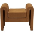 thumbnail image 3 of Meridian Furniture Stylus Saddle Velvet Bench, 3 of 7