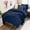 Dark Blue/Dark Blue, variant on Bare Home 9 Piece Ultimate Bed In A Bag - Ultra-Soft 1800 Microfiber Bedding Set - Twin, Gray/Gray