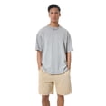 thumbnail image 4 of Camiseta GSOU SNOW de algodón de gran tamaño, casual, unisex, paquete de 3, 4 of 6