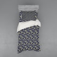 thumbnail image 1 of Ambesonne Saying Bedding Set 3 Pcs, Sleeping Moon Star, Twin XL, Dark Purple Pale Blue, 1 of 3