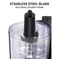 thumbnail image 7 of Mini Food Chopper – Small Electric Food Processor, 350ml Compact Vegetable Blender, Removable bowl, lid & blade, Simple one-button operation, 100W, 7 of 7