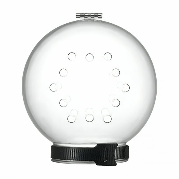 GASTROPOD Cat Recover Head Hood,Cute Ball-Shaped Plastic Transparent Breathable Anti-Licking Anti-Bite Chewing Head Protective Cover Muzzles for Puppy Kitten Surgical Grooming Clipping Paws Bathing