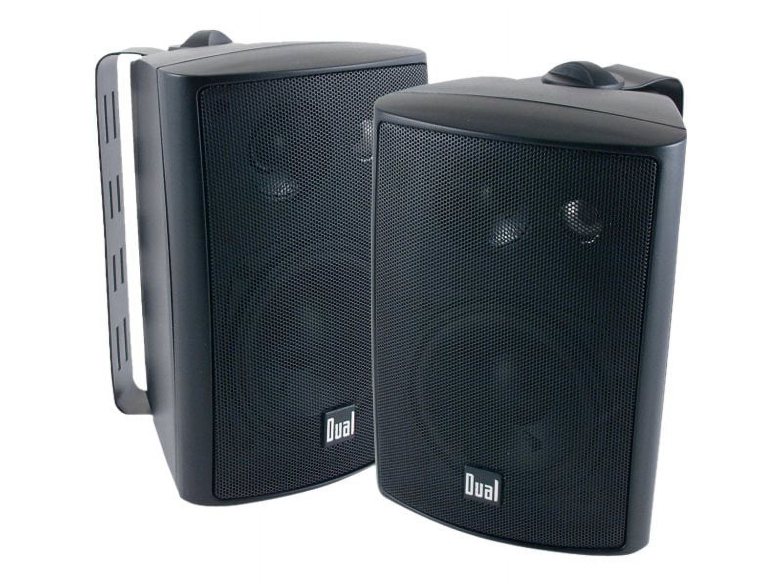 Dual LU47PB 4" 3-Way Indoor/Outdoor Speakers (Black) - image 2 of 2