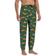 thumbnail image 5 of Sweatpants for Men - Green Plants with Fox Adjustable Elastic Band Mens Joggers With Pockets, Athletic Workout Gym Casual Track Pants for Men, 5 of 7