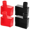thumbnail image 4 of KAKOWELY car battery terminal caps 4Pcs Car Battery Terminal Protector Caps High Temperature Silicone Battery Terminal Insulator Covers Soft Terminal Protection for Car Battery Electrodes, 4 of 5
